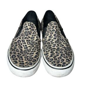 Vans Animal Print Slip-On Sneakers